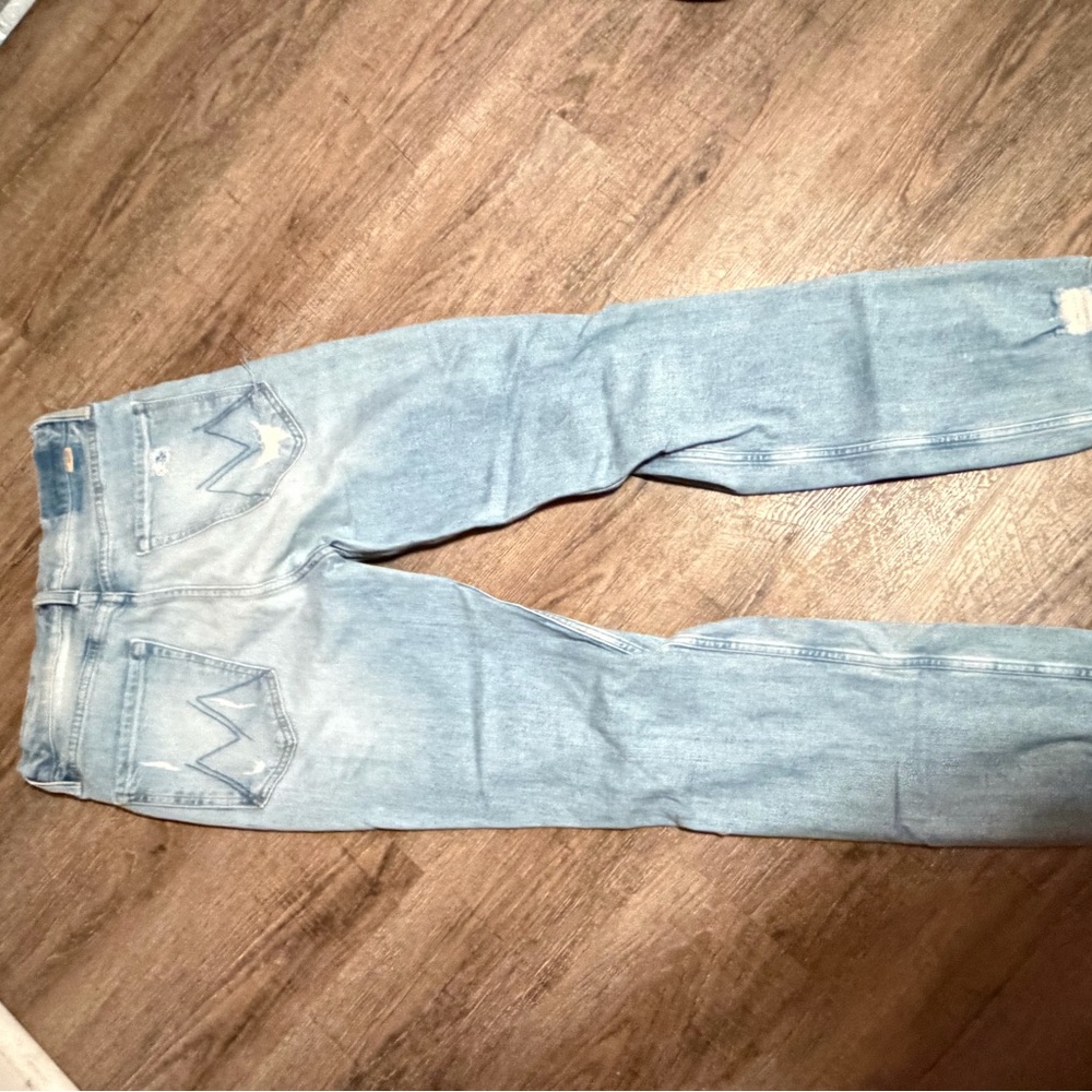 MOTHER Light Blue Straight Jeans